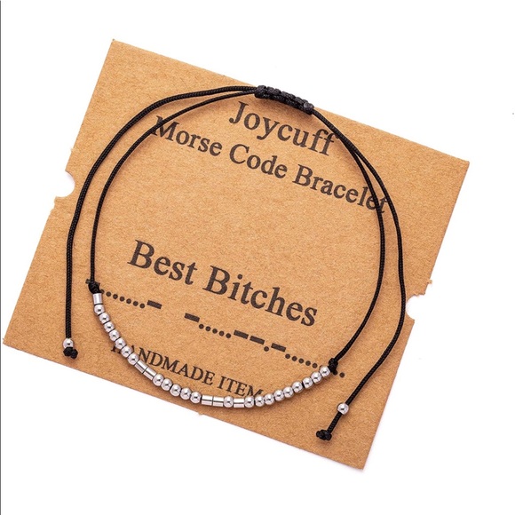 BRAND NEW MORSE CODE BRACELET. (NWT) - Picture 1 of 4